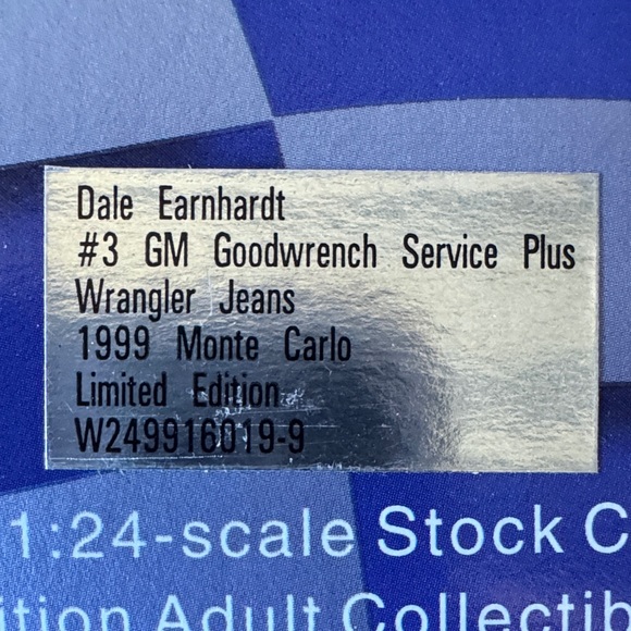 LIMITED ADDITION Wrangler Jeans Blue and Yellow NASCAR  1999 - Picture 7 of 12